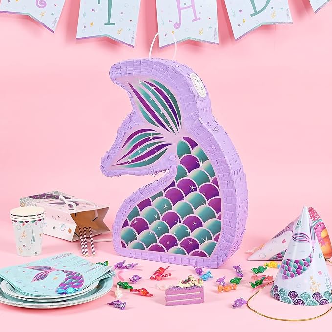 WERNNSAI Mermaid Piñata - Image 2