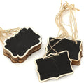 24 Pack Mini Wooden Chalkboard Signs by Unknown