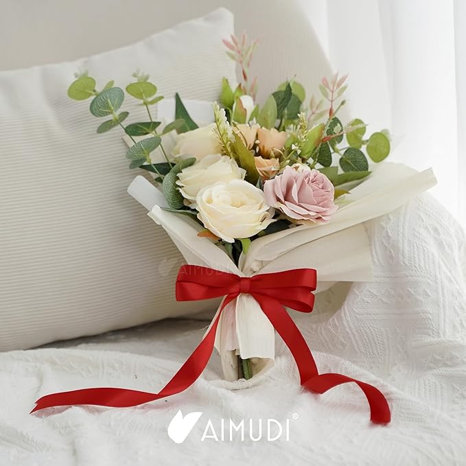 AIMUDI Red Bow 5 × 10" Satin Bow - Image 5