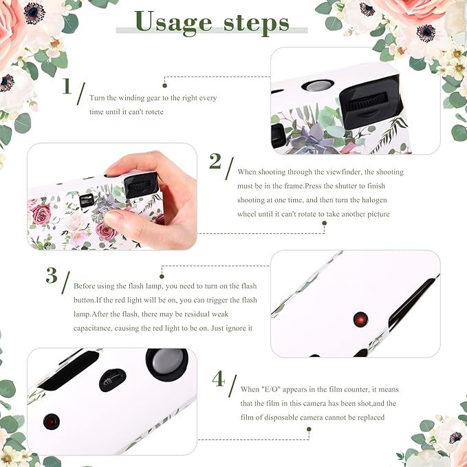 10 Pack Disposable Camera for Wedding Bulk, 34mm Single Use Camera Bulk - Image 4