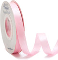 Ribbli Double Faced Light Pink Satin Ribbon, 1/2” x Continuous 25 Yards by Ribbli