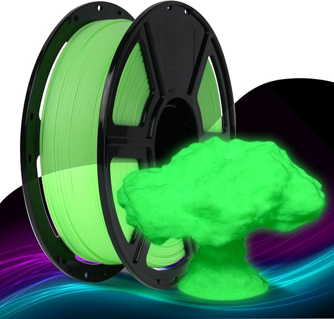 FLASHFORGE Rapid PLA Filament 1.75mm Luminous Green, 500mm/s High Speed Printing by FLASHFORGE