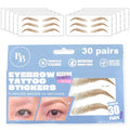 Bliss and Beyond USA Eyebrow Tattoo Stickers Waterproof – 30-Pair Deluxe Box | by BlissandBeyondUSA