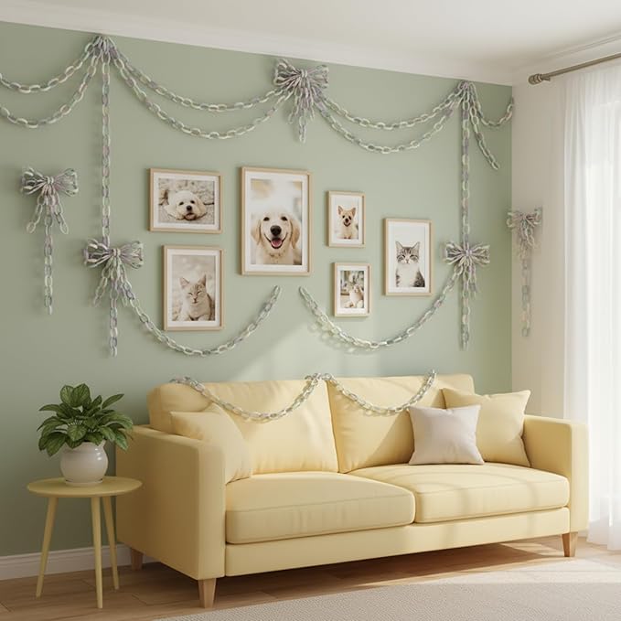 Lincia 600 Sheet Halloween Paper Chain Garland, Construction DIY Crafts Chain - Image 5