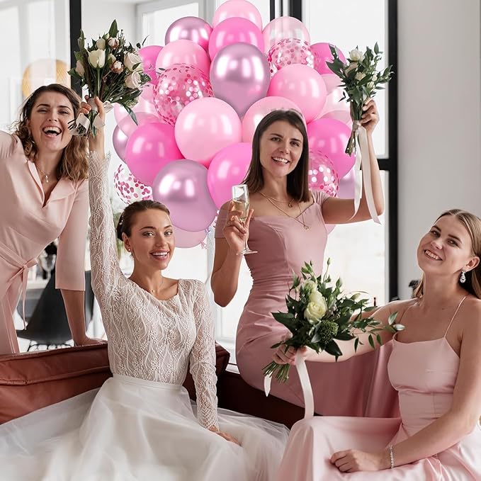 Paready Pink Balloons Set - Image 3