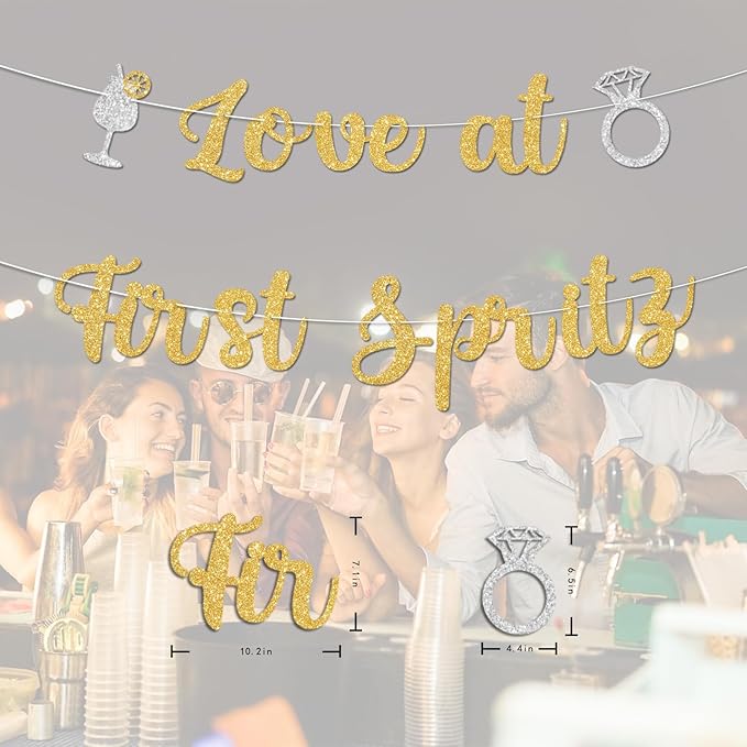 Love At First Spritz Wedding Banner - Image 3