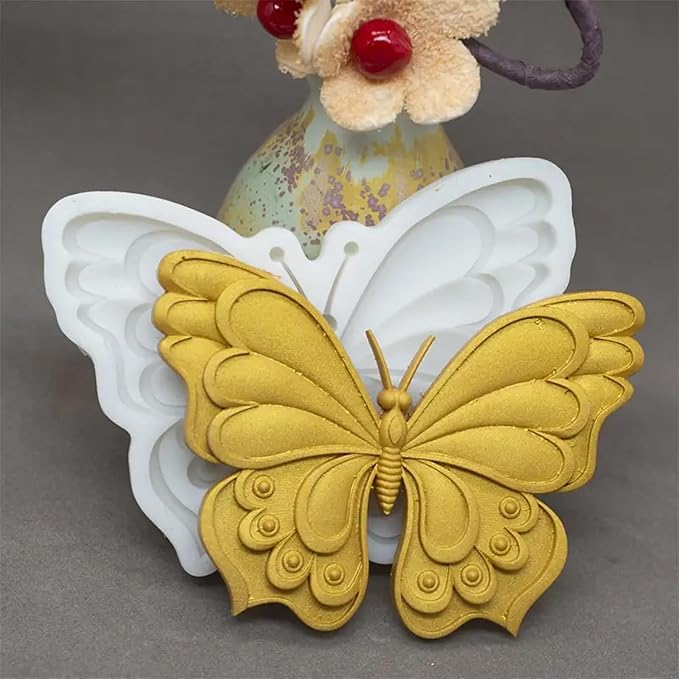 1Pcs Butterfly Silicone Mold, Chocolate Fondant Molds Butterfly Resin Mold - Image 2