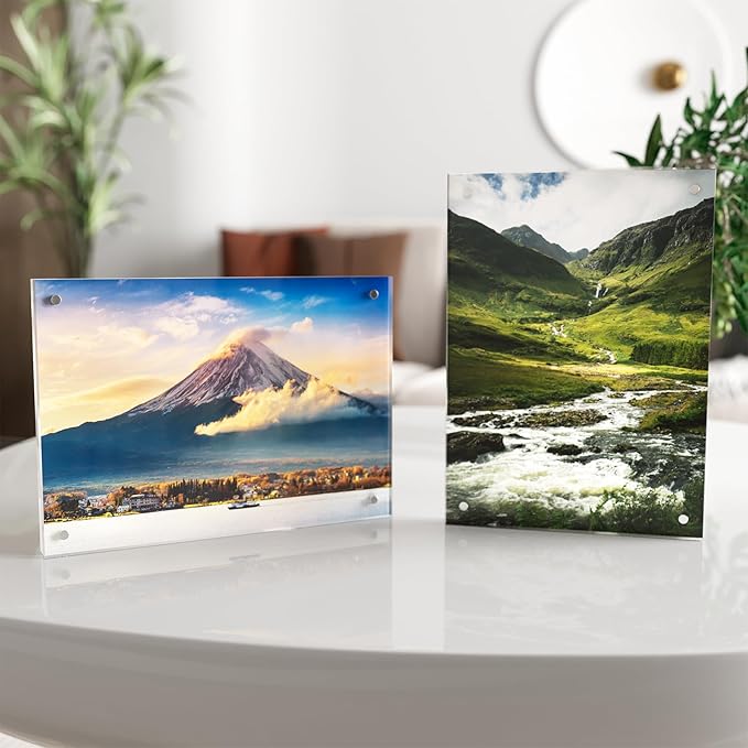 5x7 Acrylic Picture Frame 1 Pack, Desktop Display Decor Gift - Image 4