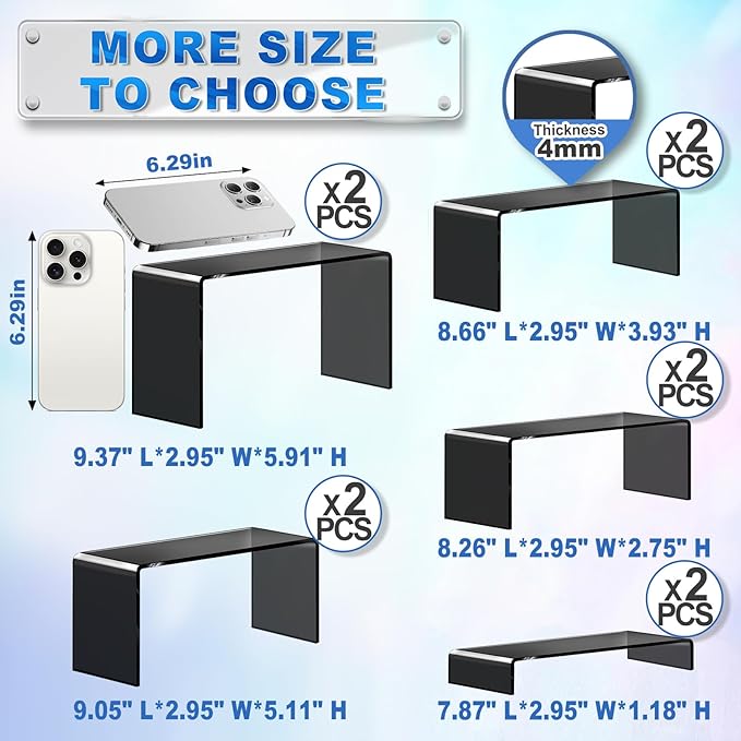 Aheroi Display Risers, Risers Display Stand Set - Image 2