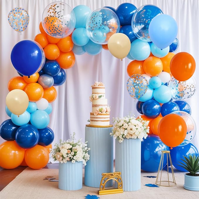 Blue and Orange Balloons Set - Image 5
