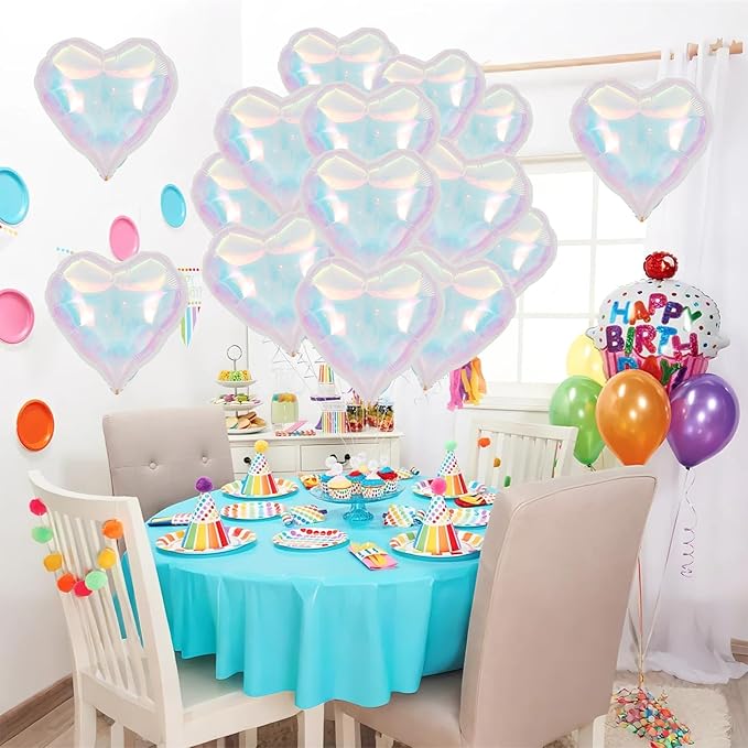 Iridescent Heart Balloons - Image 4