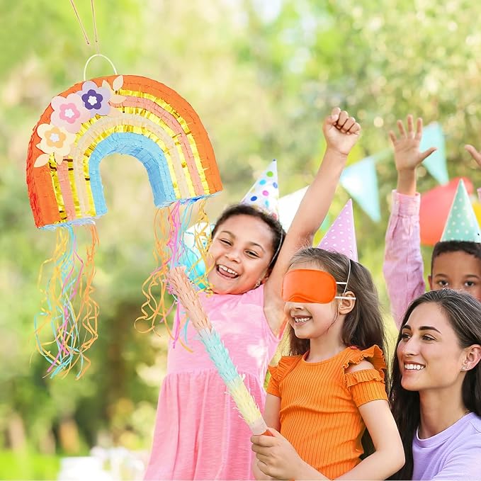 WERNNSAI Rainbow Pinata - Image 4