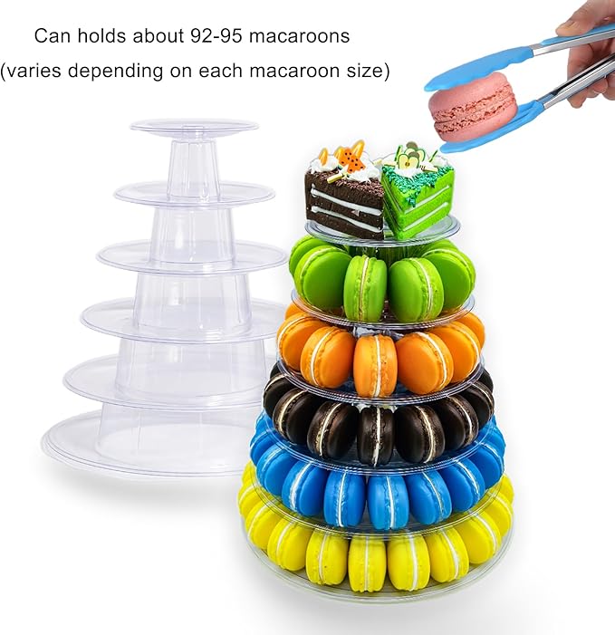 6 Tiers Macaroon Tower Stand - Image 2