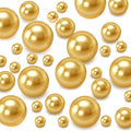 120 PCS 8/14/20mm No Hole Polish Pearl Beads by Cusmation