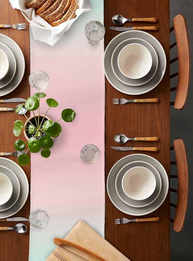 Tropical Flamingo Cotton Linen Table Runner - Image 5