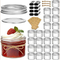 ComSaf Small Regular Mouth Mason Jars 4 oz, Small Canning Jars, 4 oz Glass Jar by ComSaf