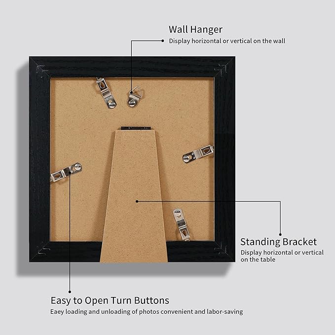 6x6 Picture Frame Set of 4 - Image 5