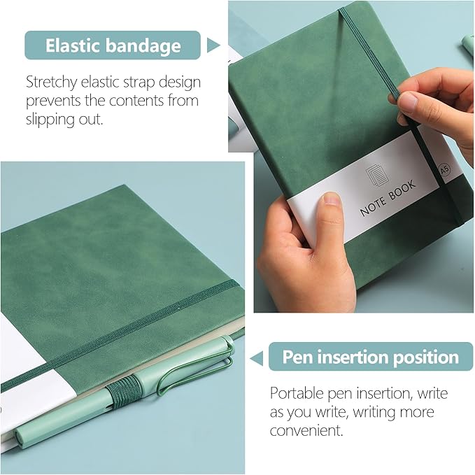 Personalized Notebook Custom Journal Notebook PU Leather A5 Can Customized - Image 6