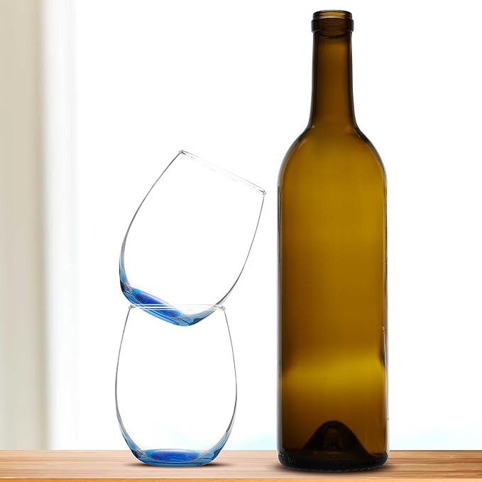 DISCOUNT PROMOS Stemless Wine Glass 9 oz. Set of 10, Bulk Pack - Image 6