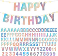 TaoBary 112 Pcs DIY Letter Custom Banner Glitter Customizable Banner Kit by TaoBary