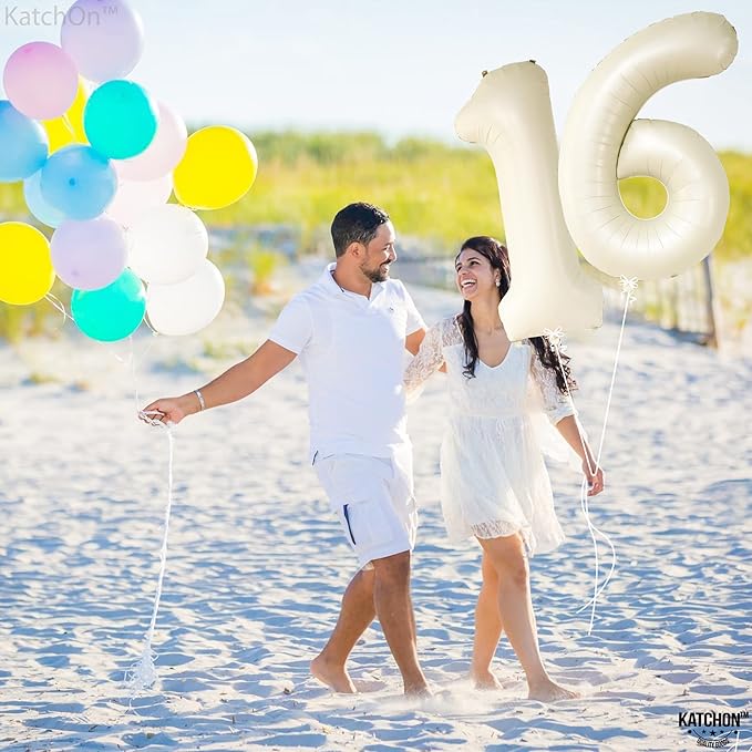 KatchOn, Cream 16 Balloon Numbers - Image 7