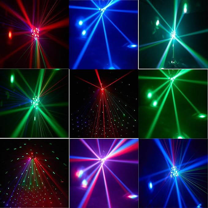 Moving Head DJ Lights for Parties, 16X10W RGBW 4-in-1 Party Light - Image 4