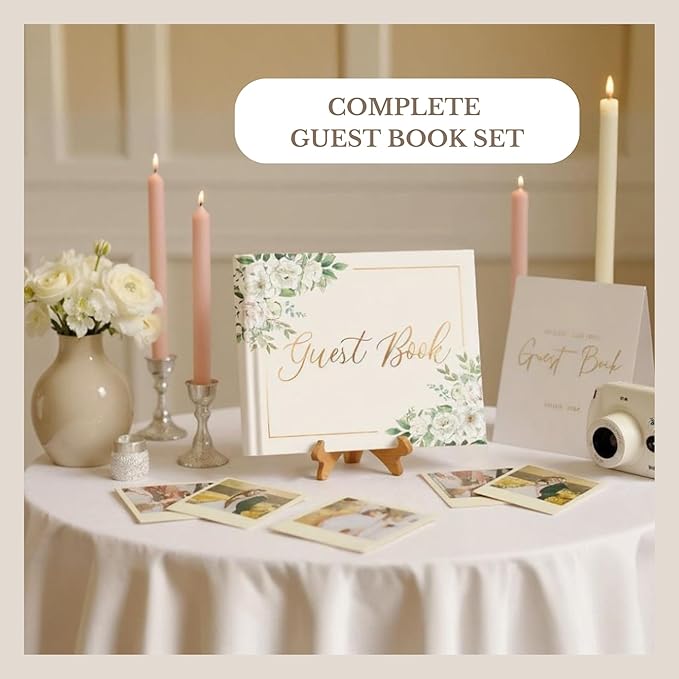 Wedding Guest Book for Guests to Sign, Elegant Wedding Guestbook Ideas - Image 2