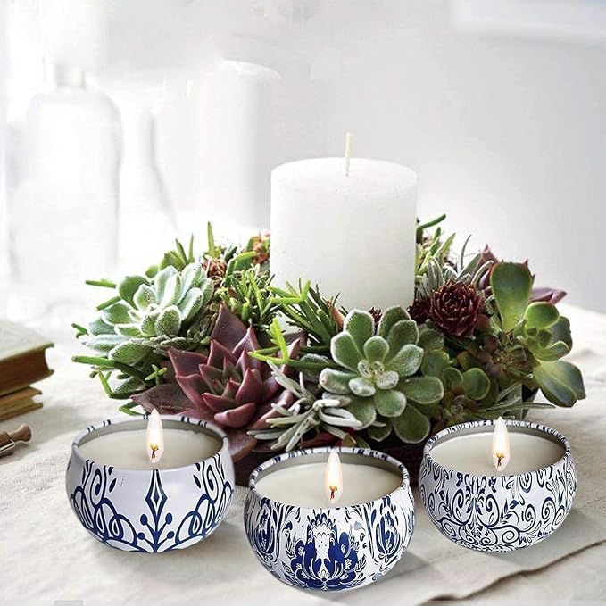 Scented Candles Gifts Set 16 Pack Soy Wax Travel Tin Jar Candles - Image 7