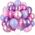 Pink and Purple Balloons by Paeyeq