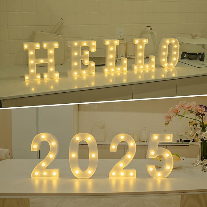 Foaky LED Letter Lights Sign Marquee Light Up Letters Sign - Image 5