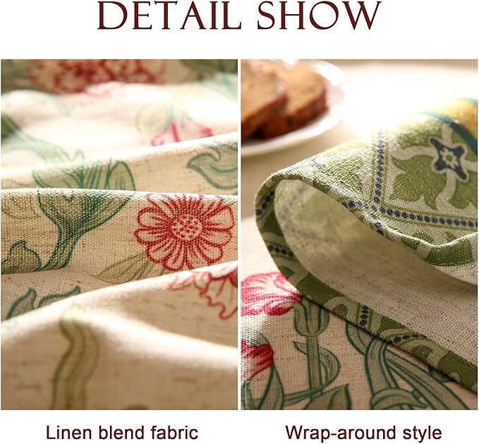 patdrea Designer Green Small Tablecloth - Image 5