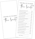 Bridal Shower Games, How Well Do You Know the Bride, Wedding Shower Games by Tsunerrorami