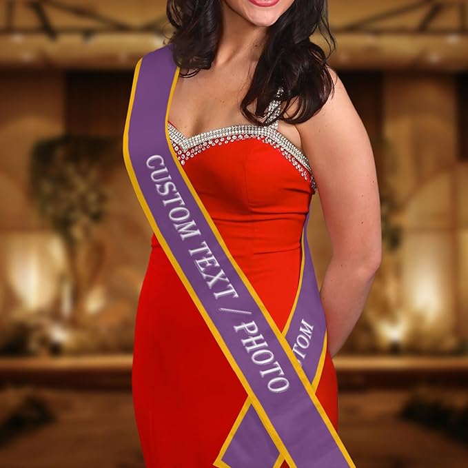 Custom Sash, Personalized Birthday Sash - Image 7