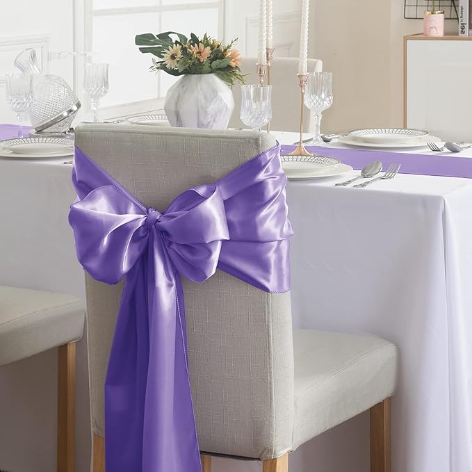 12Pack Table Runner 12 x 108 Inches Satin Silk Table Runner - Image 6