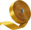 1 Inch Gold Satin Ribbon 50 Yards Solid Fabric Ribbons by Celadora