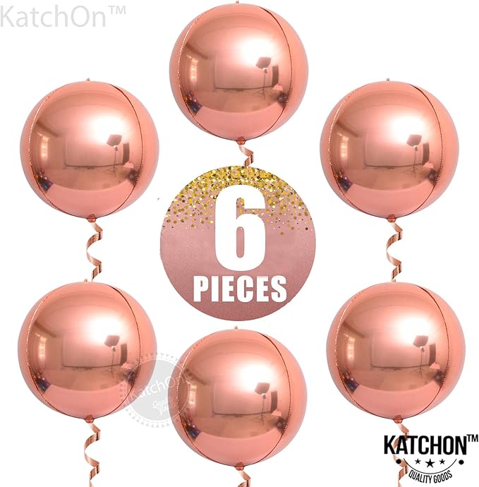 KatchOn, Giant Rose Gold Balloons - Image 9