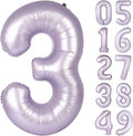 40 Inch Lilac 3 Large Number Balloon, 3 13 23 30 33 36 Lavender Birthday Party by Upgesy