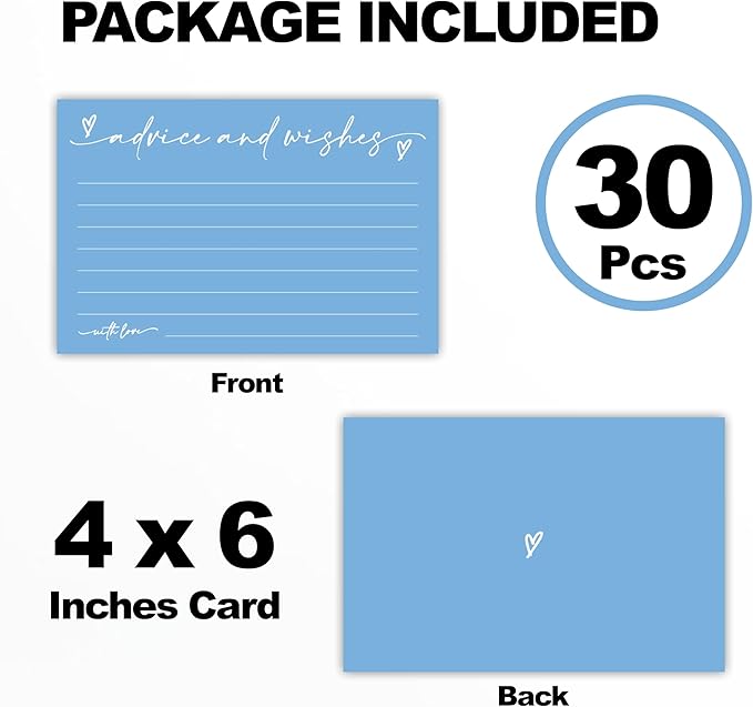 30 Advice & Wishes Cards - Image 2