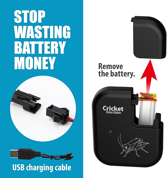 Cricket Noise Maker Prank with Remote Control, Hidden Prank Noise Maker - Image 4