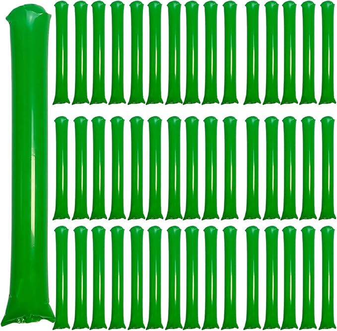 48pcs Round Head Boom Sticks Thunder Sticks Cheering Sticks Team Spirit Plastic by ROSEBB