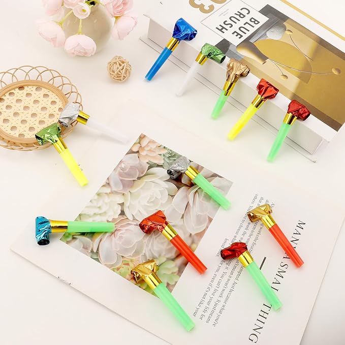 Party Blowers, Party Blowouts, Party Noise Makers Horns, Birthday Blowers - Image 4