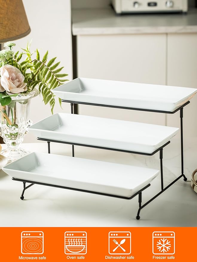 YHOSSEUN 3 Tier Serving Stand Tiered Tray Stand - Image 3