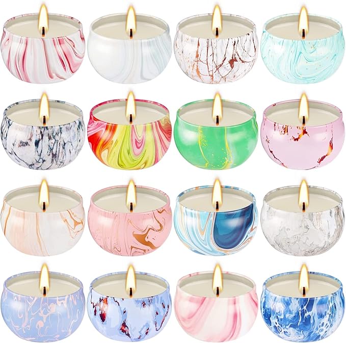 16 Packs Scented Candle Gift Set - Image 4