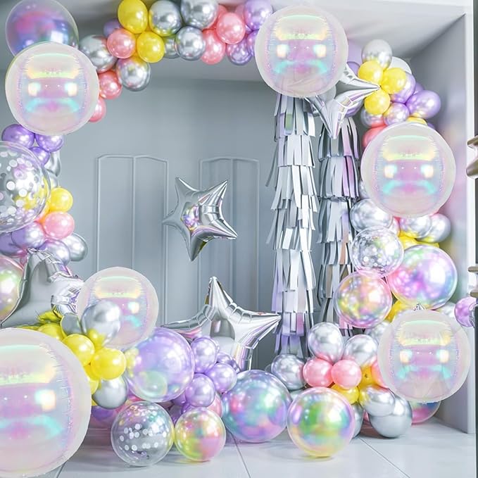 Giant 4D Foil Balloons, 22 Inch Big Round Foil Balloon - Image 5