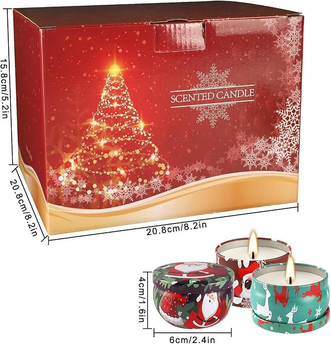 36 Pack Christmas Scented Candles Set - Image 4