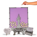 Tangled Guest Book for Wedding | Silver Princess Tower Guest Book Alternative | by Handmade