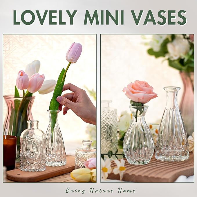 Arme 20 Pcs Bud Vase Set, Mini Vases - Image 4
