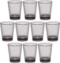 DISCOUNT PROMOS Translucent Plastic Shot Glasses 1.5 oz. Set of 10, Bulk Pack by DISCOUNTPROMOS
