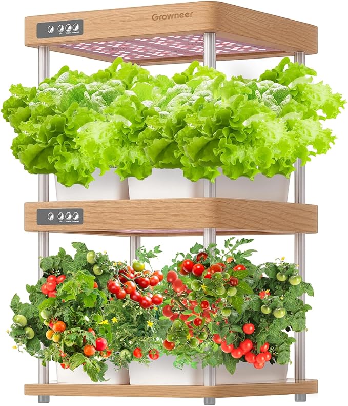 GROWNEER HydroEasy1.0 Hydroponics Growing System Kit, Beginner-Friendly Indoor by GROWNEER