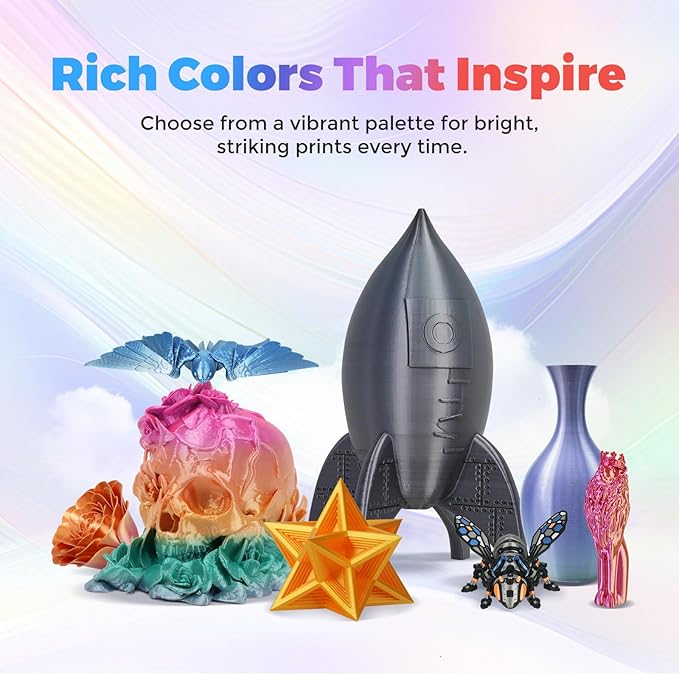 Flashforge 3D Printer Filament Silk PLA 1.75mm 1kg Spool-Dimensional Accuracy - Image 3